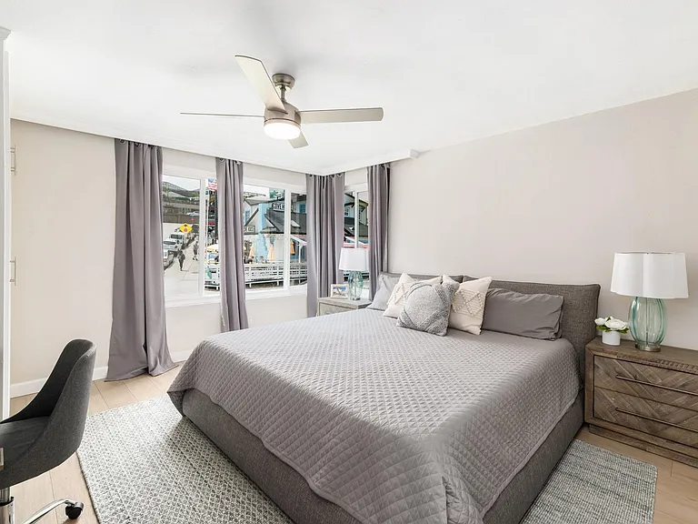 Master bedroom with study nook
