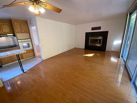 Large Family Room with Wood Floor