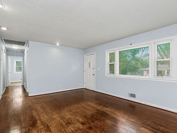 entry way and living room