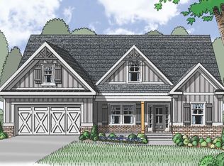 (GA)The Avondale | Front Entry Plan, Spring Creek, Monroe, GA 30655