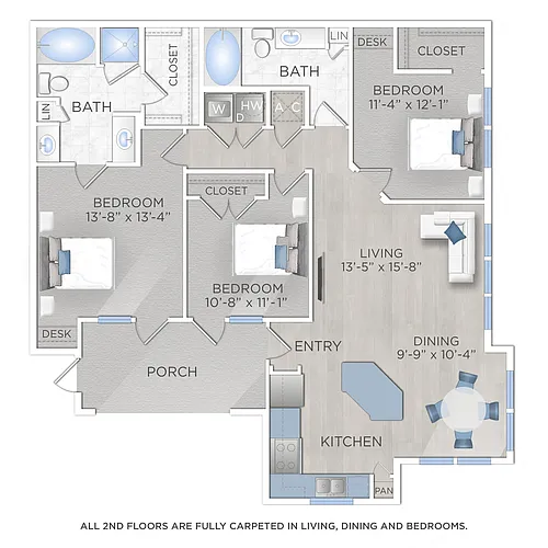 Floor plan River Birch (C1)