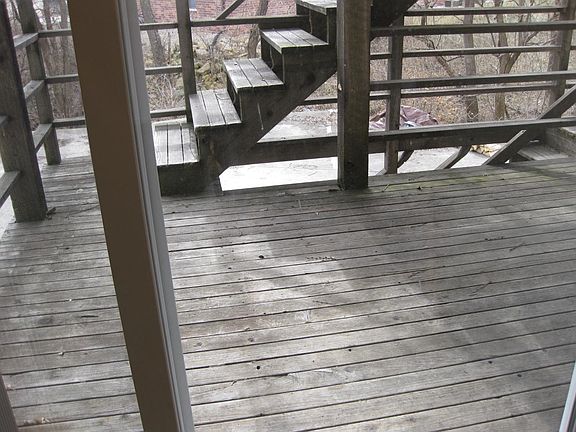 Deck off dining room