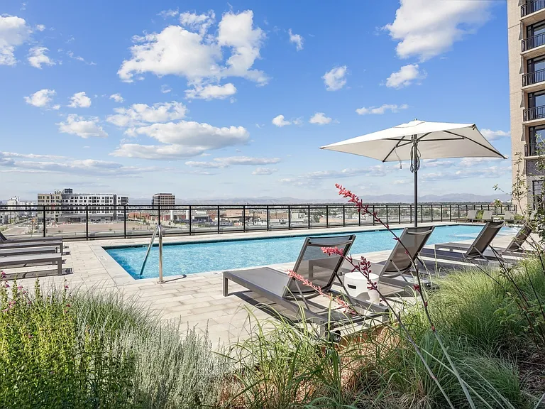 Soak up the sun with skyline views.