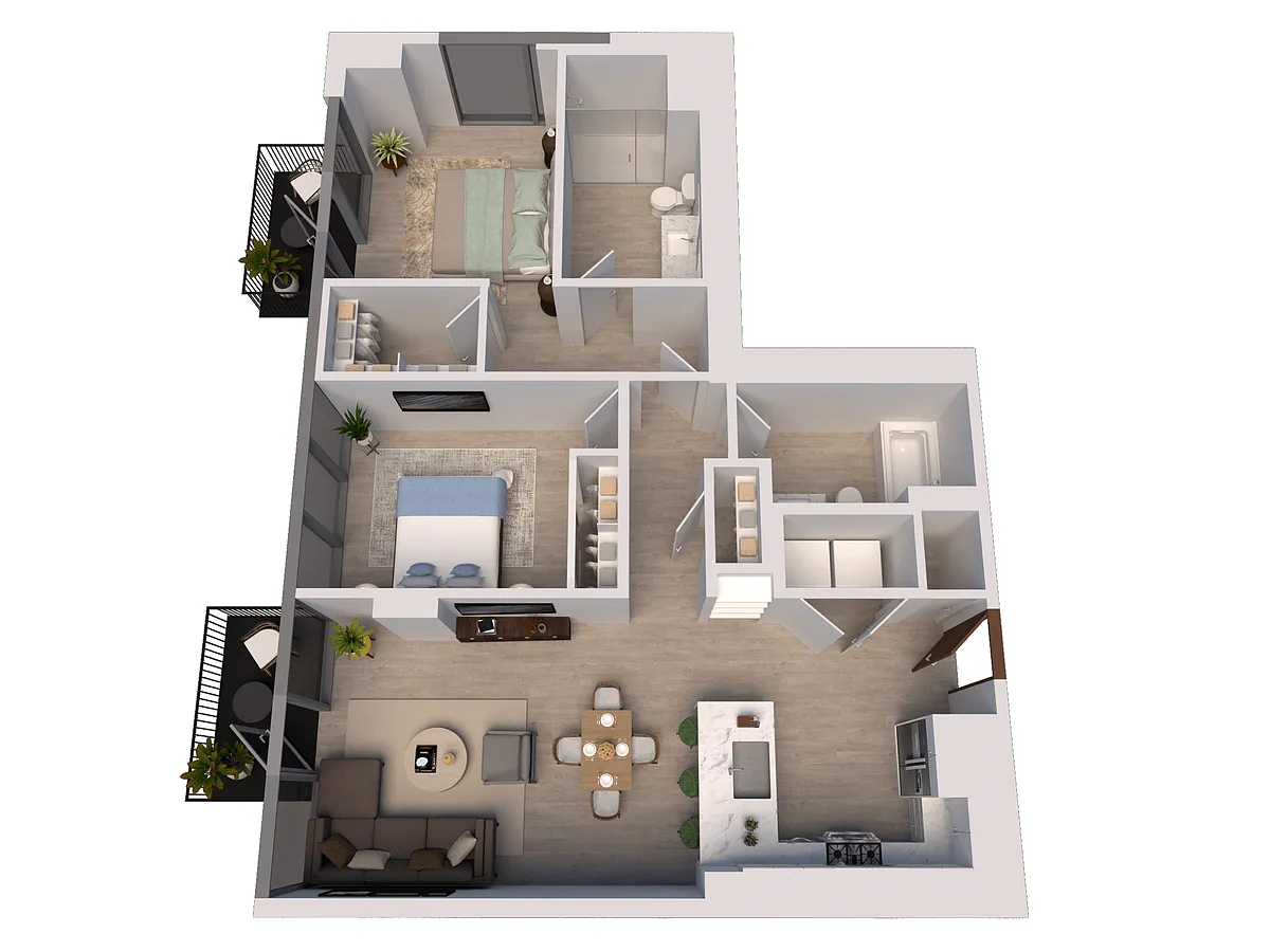 Floor plan B20C