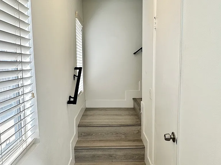 Entry Stairway & Half Bath Entrance