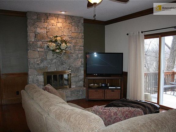 The entire first floor has new hardwood floors.  The hand stacked fireplace is the vocal point of your family room.  Enjoy the view of your wooded backyard.