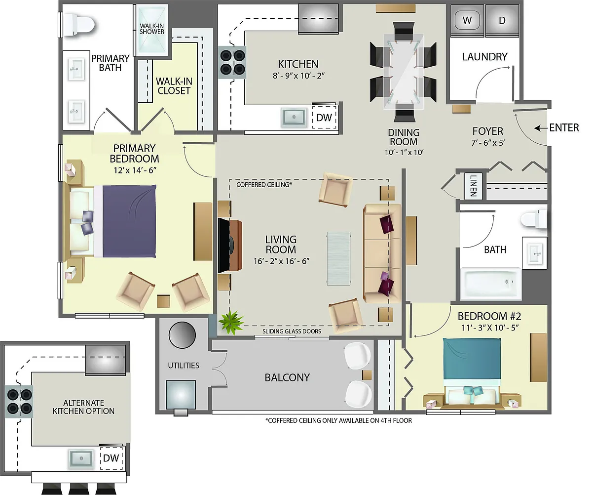 Floor plan Union