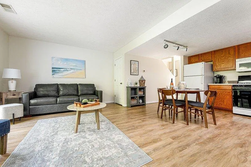 Living Room, Kitchen and Dinette