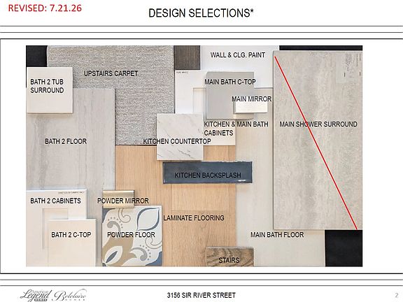 Representative photo of design selections for 3156 Sir River Street