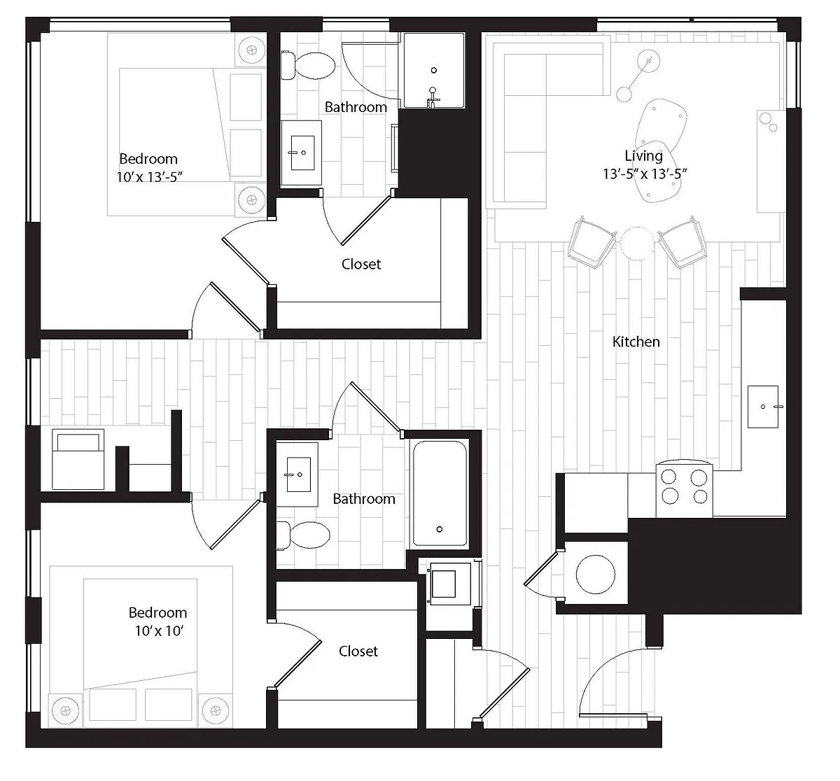 Floor plan B3