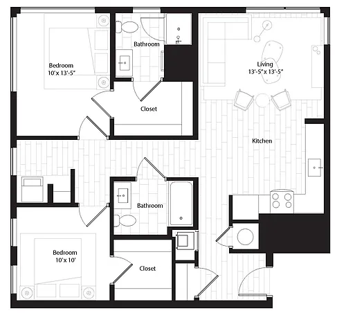 Floor plan B3
