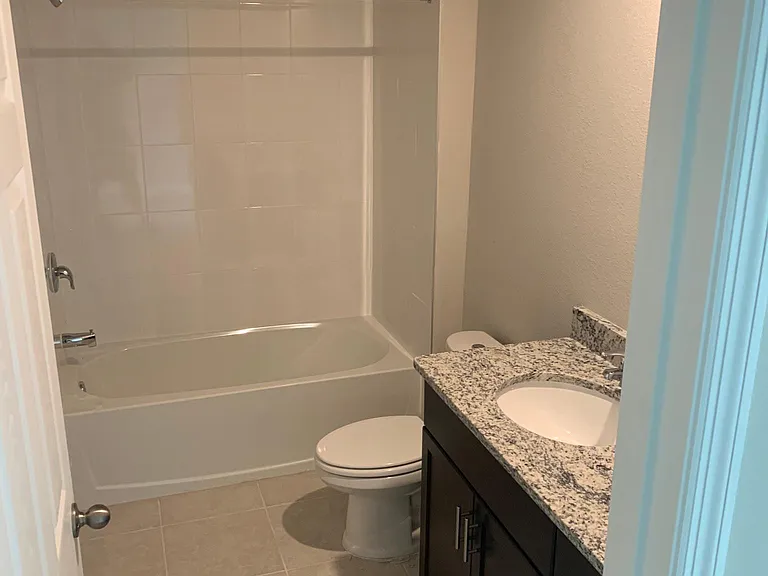 Jack n' Jill style bathroom for 2nd and 3rd bedrooms