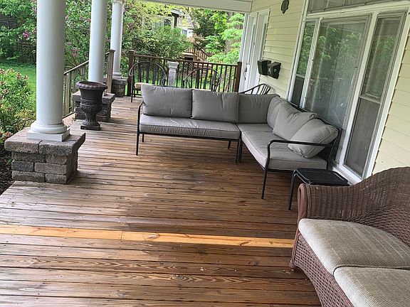Enjoy sunny days and rainy days on the porch!