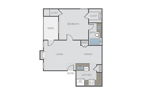 Floor plan Plan 1C