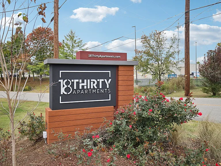 18Thirty Apartments Monument Sign