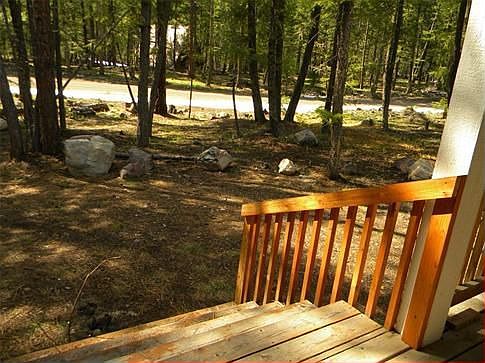 French doors are the front door entry to this home