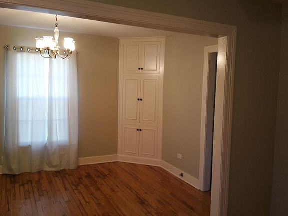Dining Room with Built In Cabinet