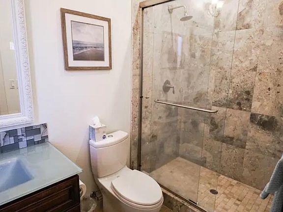 Private bathroom in bedroom