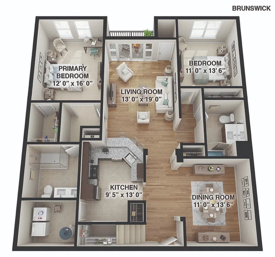 Floor plan Brunswick