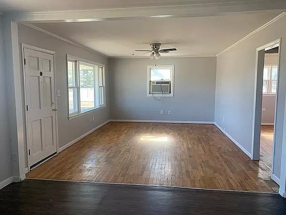 Living room! Wide open space with dining room and living room!