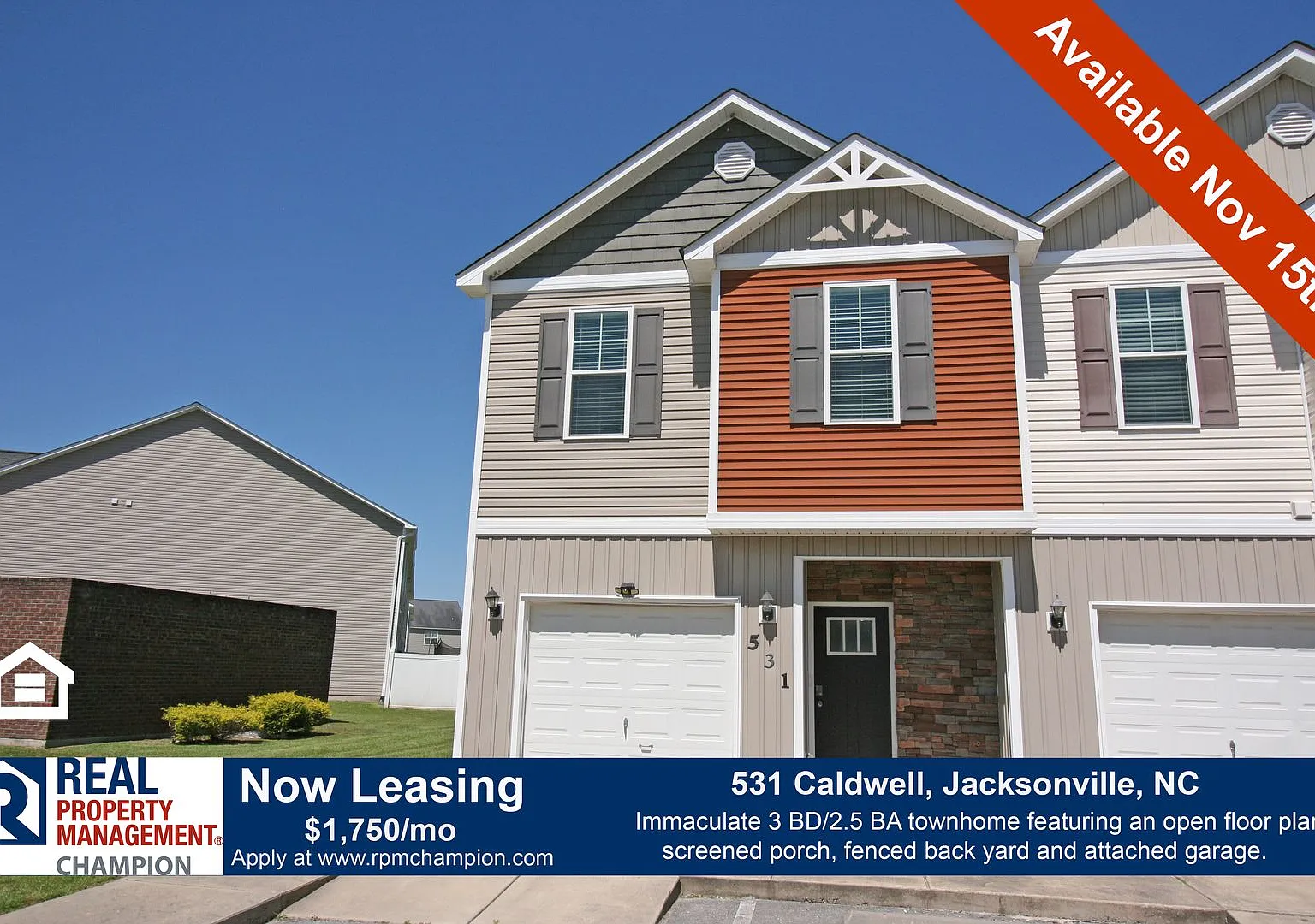 Beautiful Two-Story Townhome with Attached Garage — Photo 1