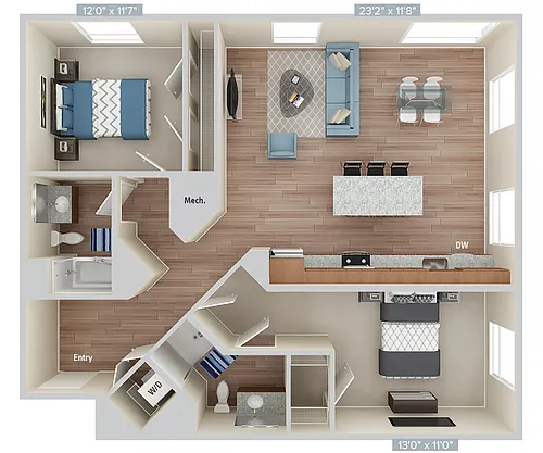 Floor plan 601