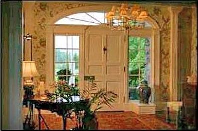  You enter this beautiful home into a spacious foyer  