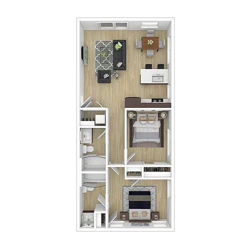Floor plan 2B-B