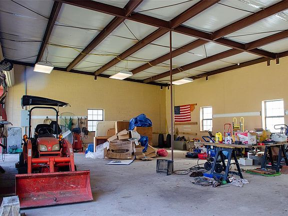 Lots of space for farm/ranch equipment
