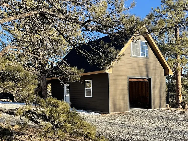 Garage w/ private studio above