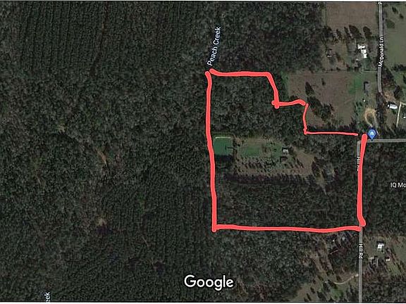 Arial view approx property lines