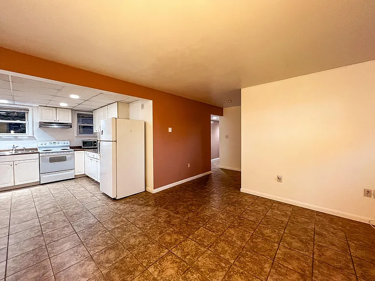 view of kitchen and hallway