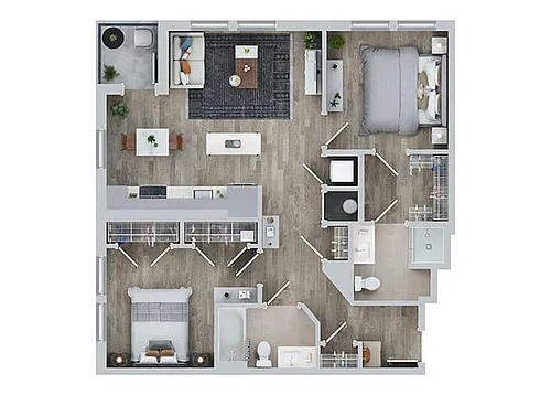 Floor plan B3B - I