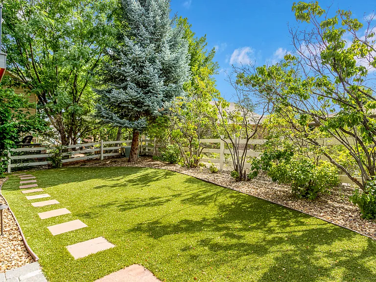 Articial turf- beautiful and low maintenance.