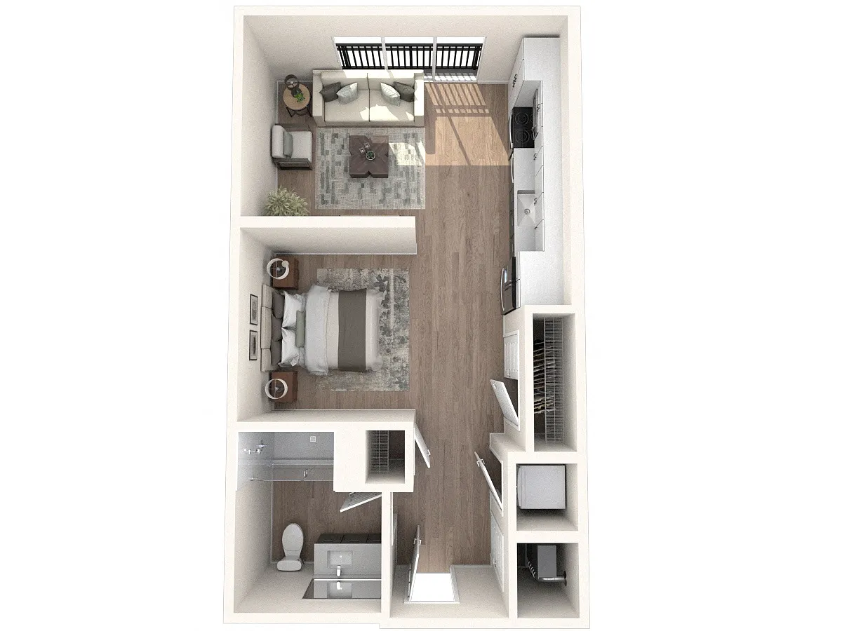 Floor plan SA (Studio)
