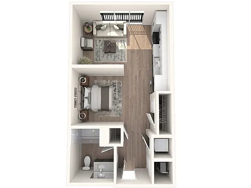 Floor plan SA (Studio)