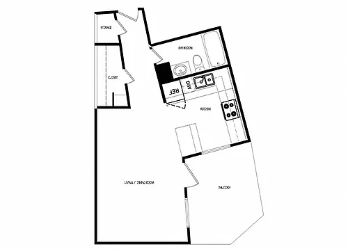 Floor plan Bachelor A