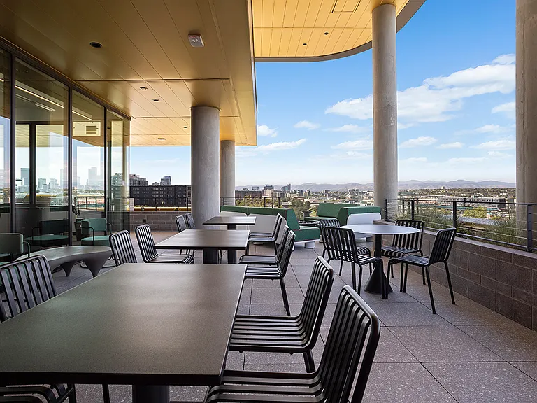 So much outdoor seating