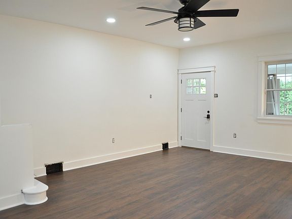 Front door and living area