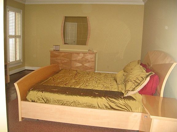 Master bedroom with 3 closets