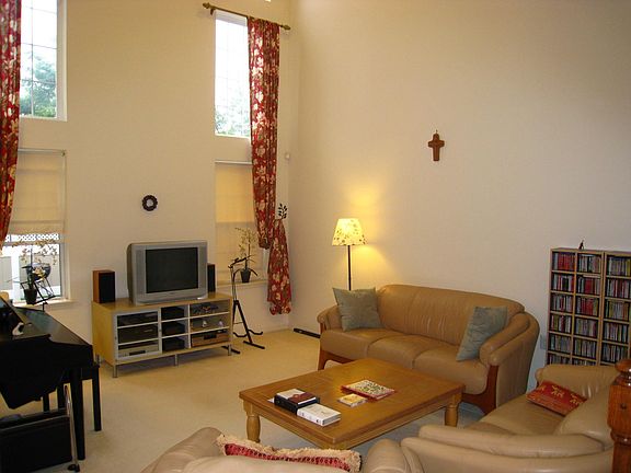 TWO-STORY LIVING ROOM