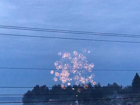 Fourth of July from front yard