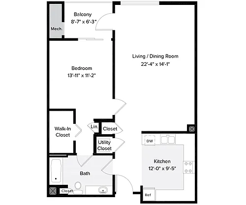 Floor plan 813