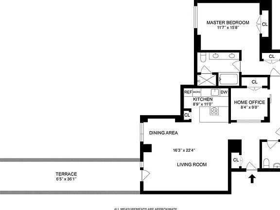 2nd image of 425 W 50th St APT 14G