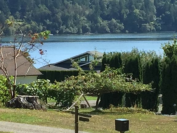 View of Puget Sound from master bedroom and living room.