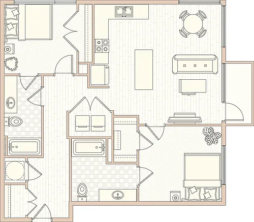 Floor plan B1-A