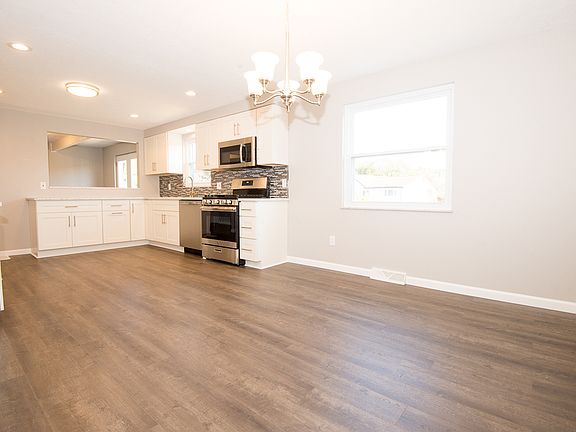 Dining room open to kitchen