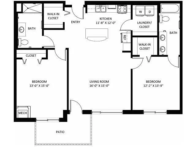 Floor plan Hansen