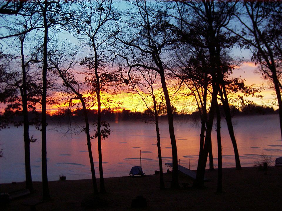 Sunset on the lake