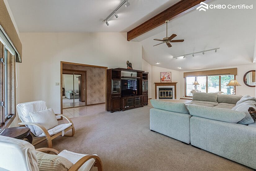 Living Room - multiple seating areas
